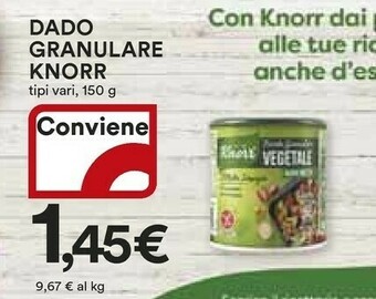 Coop Knorr Dado Granulare offerta