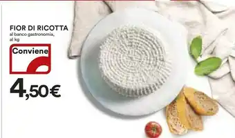 Coop Fior Di Ricotta Al Banco Gastronomia offerta