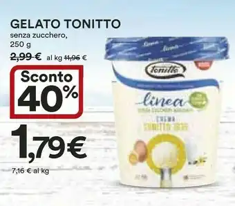 Coop Tonitto Spagnola Il Gelato Con Ciliegie In Pezzi 250 G(ml) offerta