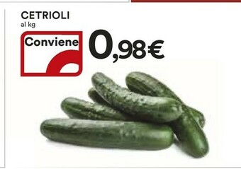 Coop Cetrioli offerta