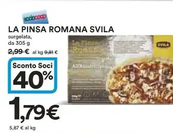 Coop Svila La Pinsa Romana offerta