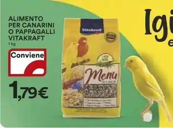Coop Vitakraft Alimento Per Canarini O Pappagalli offerta