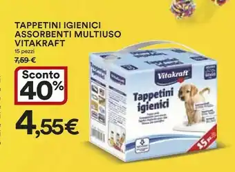 Coop Vitakraft Tappetini Igienici Assorbenti Multiuso offerta