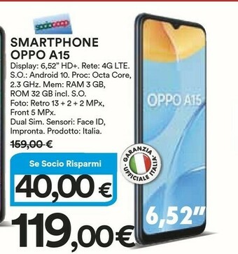 Coop Oppo Smartphone android offerta