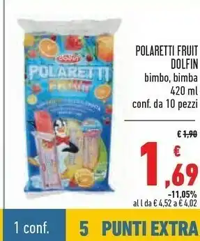Conad Dolfin Ghiaccioli offerta