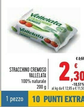 Conad Vallelata Stracchino offerta