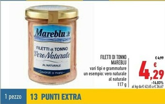 Conad Mareblu Tonno offerta