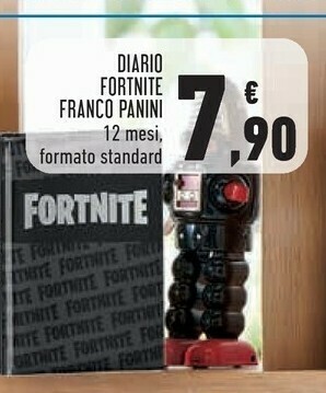 Conad Diario Fortnite Franco Panini offerta