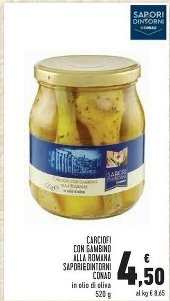Conad Carciofi Con Gambino Alla Romana offerta