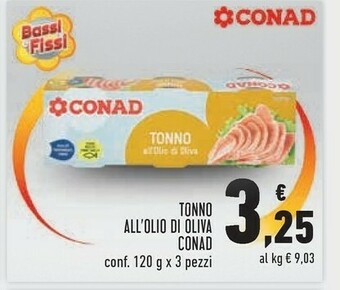 Conad Conad Tonno All'Olio Di Oliva offerta