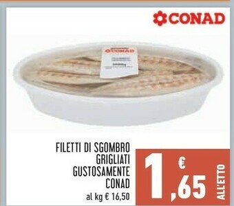 Conad Conad Filetti Di Sgombro Grigliati Gustosamente offerta