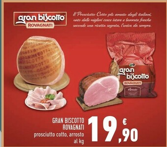Conad Rovagnati Gran Biscotto Prosciutto Cotto offerta