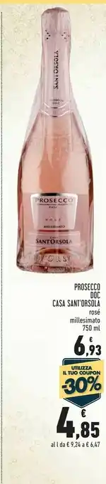 Conad Sant'orsola Prosecco Doc offerta