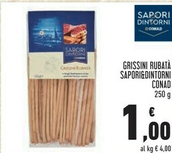Conad Conad - Grissini Rubatà Sapori E Dintorni 250 G(ml) offerta