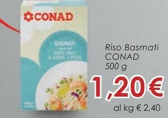 Conad Conad - Riso Basmati 500 G(ml) offerta