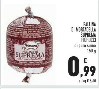 Conad Fiorucci Pallina Di Suprema La Mortadella offerta
