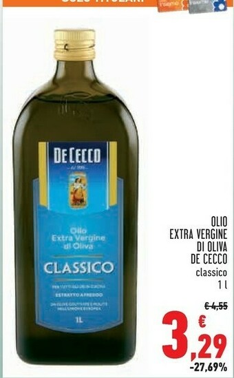 Conad De Cecco Olio Extra Vergine Di Oliva offerta