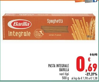 Conad Barilla Pasta Integrale offerta