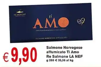 La Nef Salmone Norvegese affumicato Ti Amo Re Salmone g 280