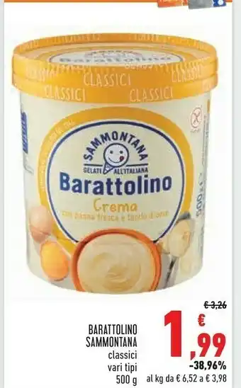 Conad Sammontana Barattolino Crema 500 G(ml) offerta