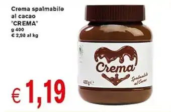 Supermercato Coal Crema spalmabile al cacao "Crema" g 400 offerta