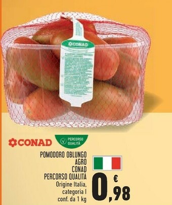 Conad Conad Pomodoro Oblungo Agro Percorso Qualita offerta