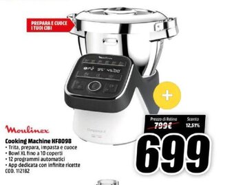 MediaWorld Moulinex Cooking Machine HF8098 offerta