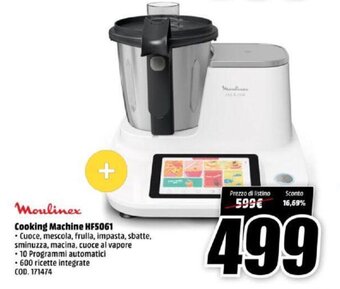 MediaWorld Moulinex Cooking Machine HF5061 offerta