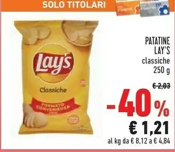 Conad Lays Snack offerta