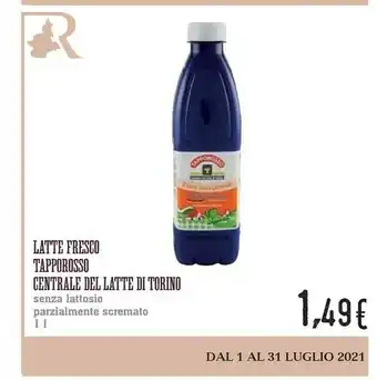 Conad Centrale del latte di torino Centrale Del Latte Di Torino - Il Latte Della Centrale Intero Tapporosso 1000 G(ml) offerta