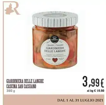 Conad Cascina san cassiano Giardiniera Delle Langhe offerta