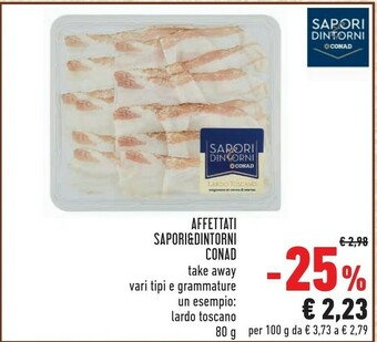 Conad Sapori Dintorni Affettati offerta