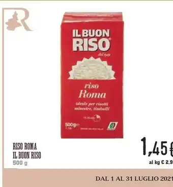 Conad Il buon riso Riso Superfino Roma 500 G(ml) offerta