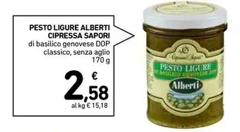 Conad Alberti Pesto offerta