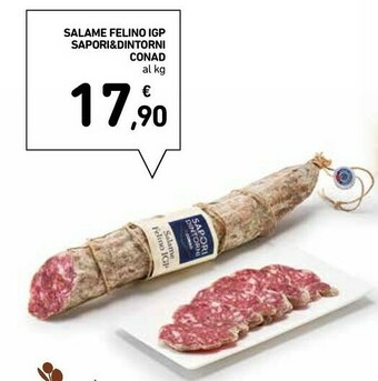 Conad Felino Salame offerta