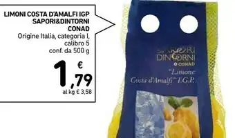 Conad Costa Limoni offerta