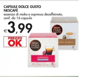 Bennet Capsule dolce gusto nescafe offerta