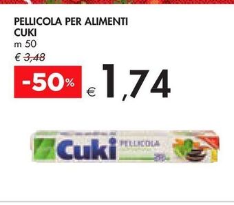 Bennet Pellicola per alimenti cuki offerta