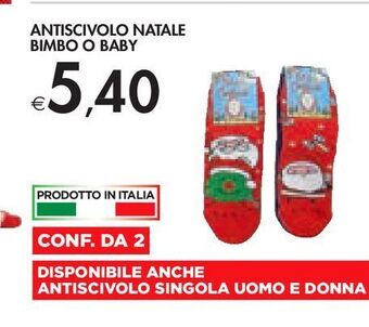 Bennet Antiscivolo natale bimbo o baby offerta