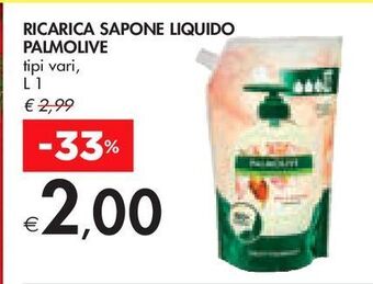 Bennet Ricarica sapone liquido palmolive offerta