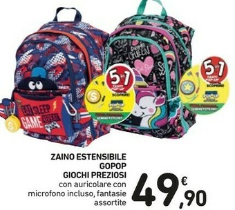 Conad Gopop Zaino offerta