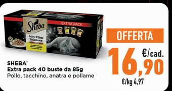 Conad Sheba Extra Pack Pollo/ Tacchino/ Anatra/ Pollame offerta