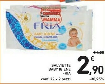 Conad Fria Salviette Baby Igiene offerta