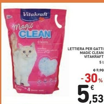 Conad Vitakraft Lettiera Per Gatti Magic Clean offerta