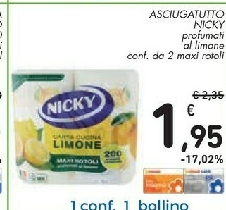 Conad Nicky Asciugatutto offerta