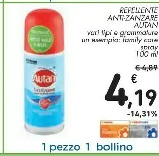 Conad Autan Repellente Anti-zanzare offerta