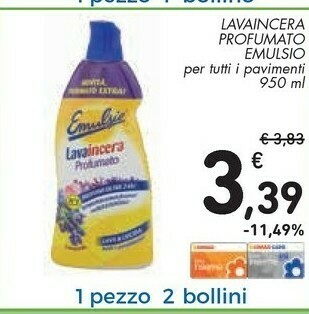 Conad Emulsio Lavaincera Profumato offerta