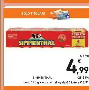 Conad Simmenthal offerta