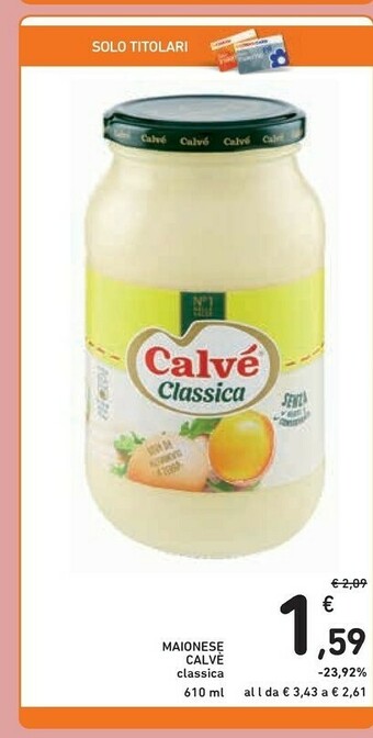 Conad Calvè Maionese Classica offerta