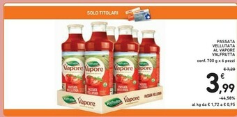Conad Valfrutta Passata Vellutata 700 G(ml) offerta